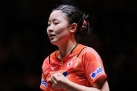 卓球全日本選手権で史上初の４冠を達成。海外メディアも張本の偉業に注目している。(C) Getty Images