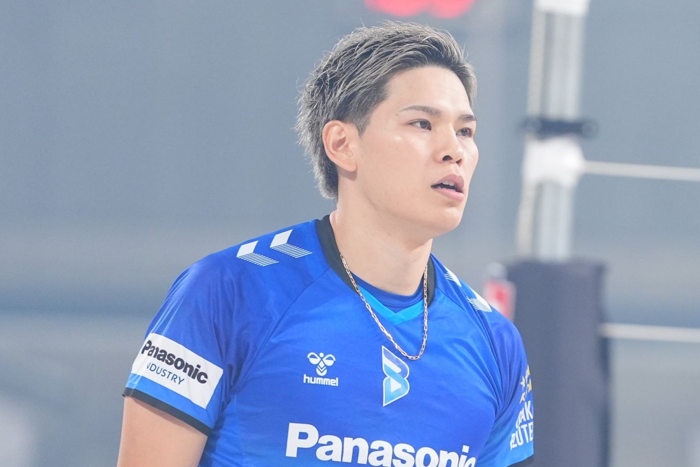 大阪ブルテオンの西田。オールスター戦で会場を爆笑の渦に巻き込む行動を見せた。(C) THE DIGEST