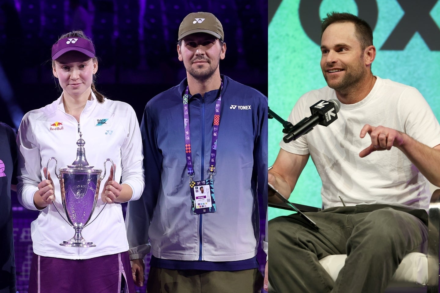 物議を醸したこともあるルバキナとコーチのブコフ氏だが（左写真）、ロディック氏（右）は以前と変化が見られると指摘する。(C)Getty Images