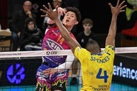 ペルージャの石川。CLでも先発入りして勝利に貢献したばかりだった。画像提供:Maurizio Lollini