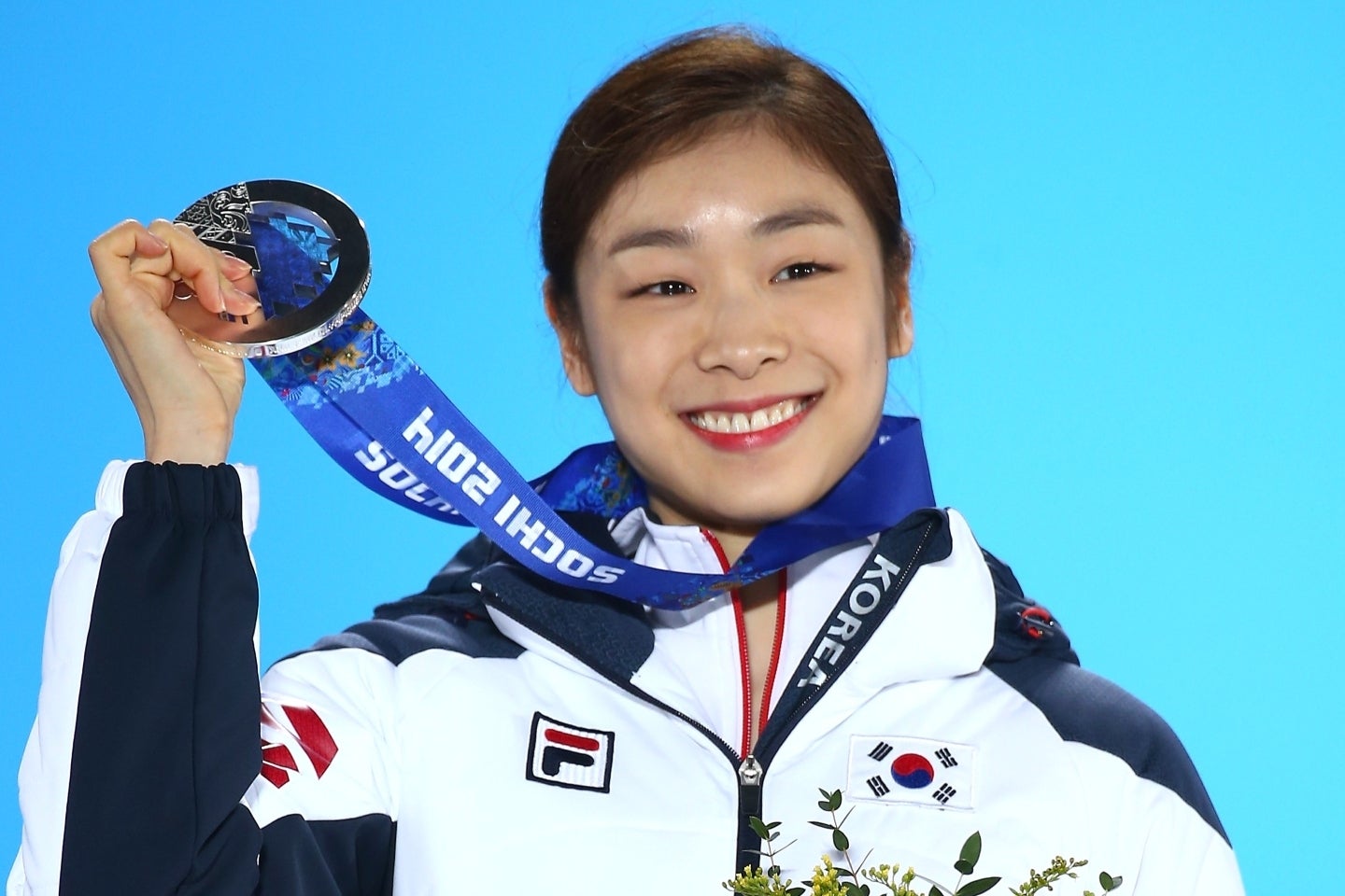 2014年のソチ五輪で銀メダルに終わったキム・ヨナ。(C)Getty Images