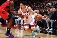 元ブルズ優勝メンバーのキングが河村を絶賛した。(C)Getty Images