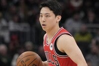 NBAでの勢いそのままに、河村がＧリーグで躍動した。(C)Getty Images