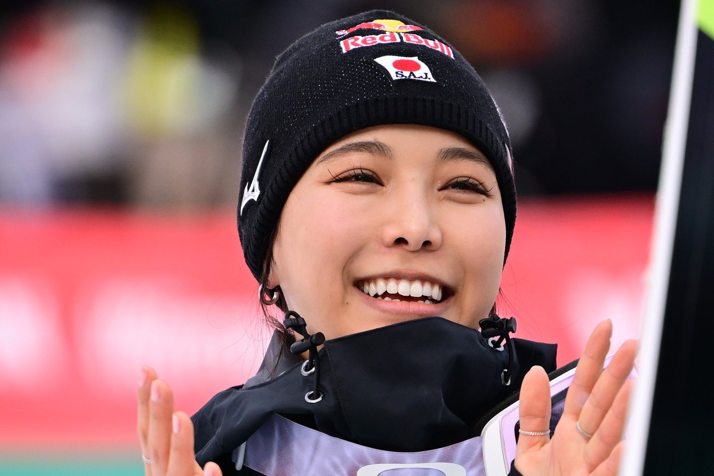 ノルディックスキー・ジャンプ女子の高梨。(C)Getty Images