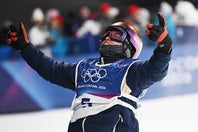 ミラノ・コルティナ五輪のスノーボード男子ビッグエアで金メダルを獲得した木村。(C)Getty Images