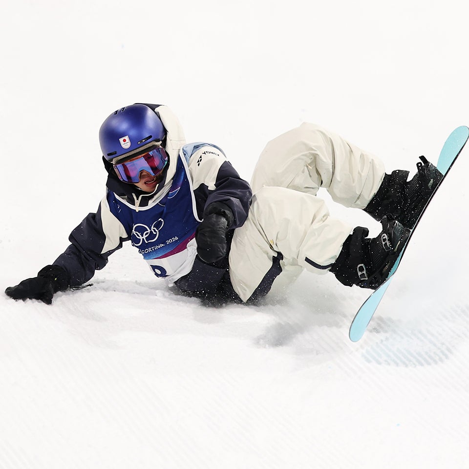 ビッグエア決勝で思うような結果を出せなかった荻原。(C)Getty Images