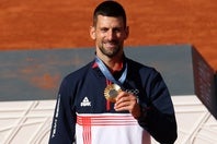 38歳にして全豪決勝へ進み、なお高みを見据えるジョコビッチ。2028年夏のロス五輪出場への思いを語りつつも、将来については慎重な姿勢を崩さなかった。※写真は24年のパリ五輪（C）Getty Images