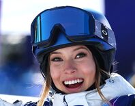 アメリカ出身で中国代表のアイリーン・グー。今大会を彩る“アイコン”のひとりだ。(C)REUTERS/AFLO