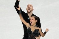 好演技を披露した米国代表エリー・カム（手前）、ダニー・オシェイ（奥）。(C)Getty Images