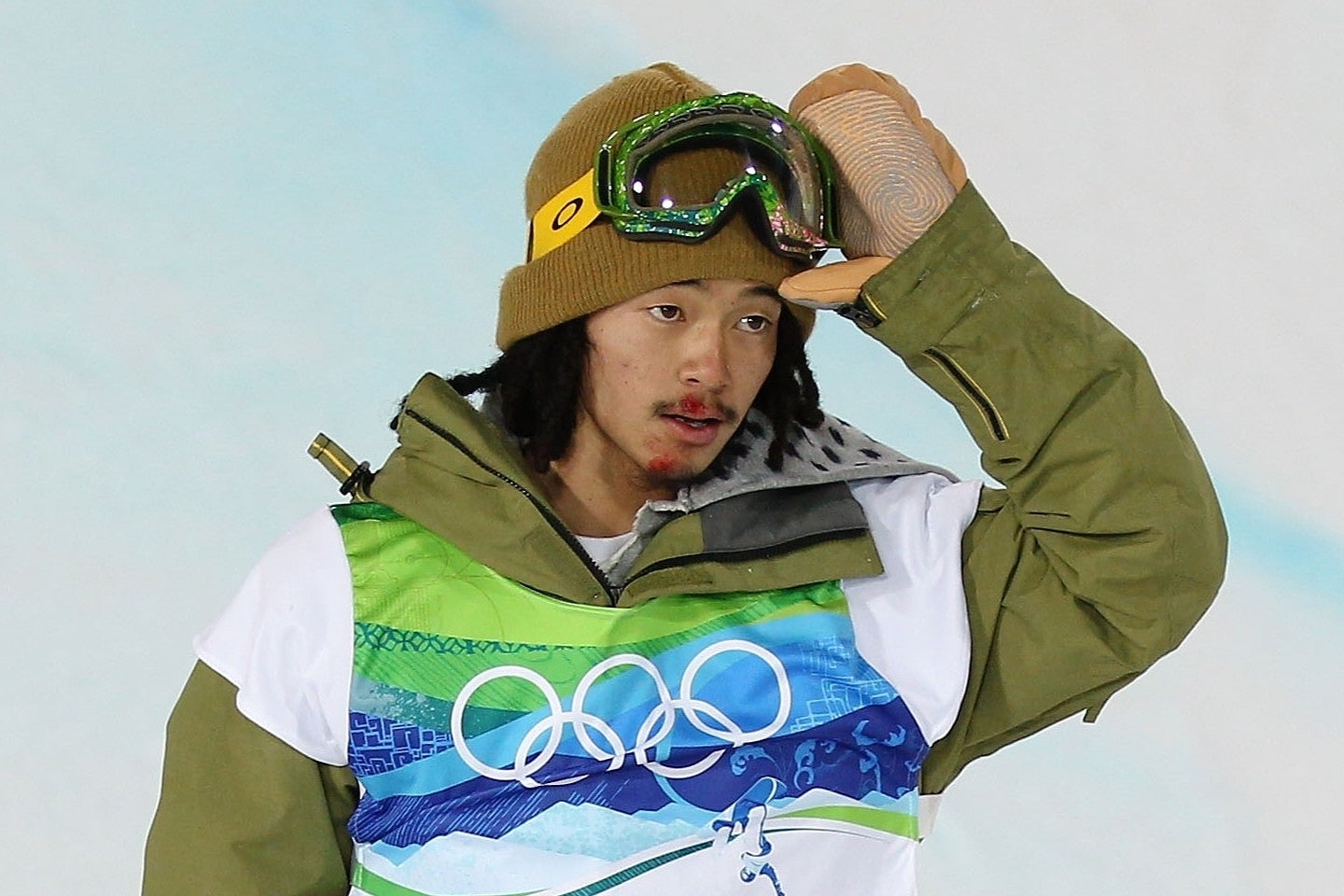 急斜面を滑った10年バンクーバー五輪代表の国母。(C)Getty Images