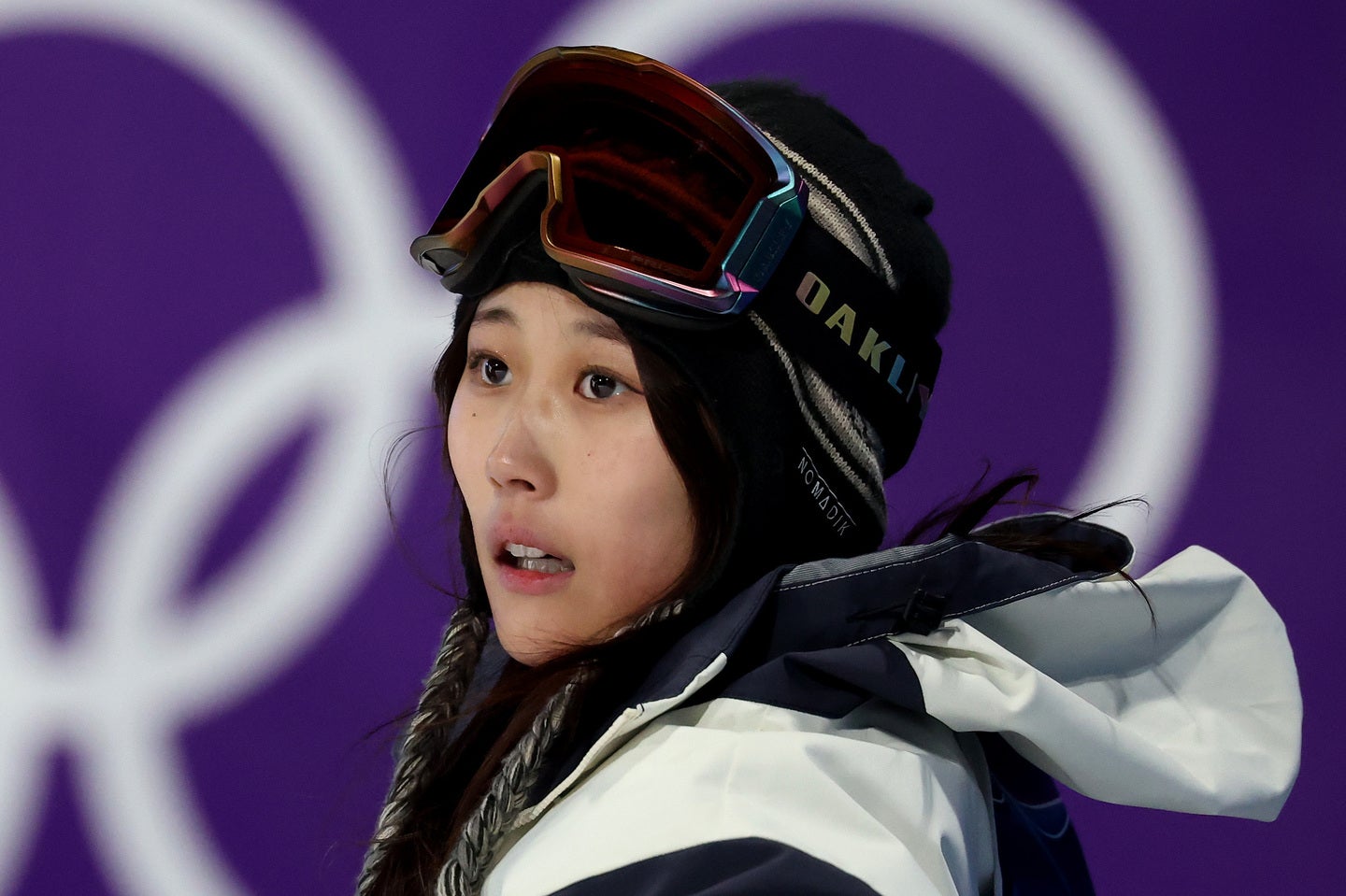 女子ビッグエアで金メダルを獲得した21歳の村瀬。(C)Getty Images