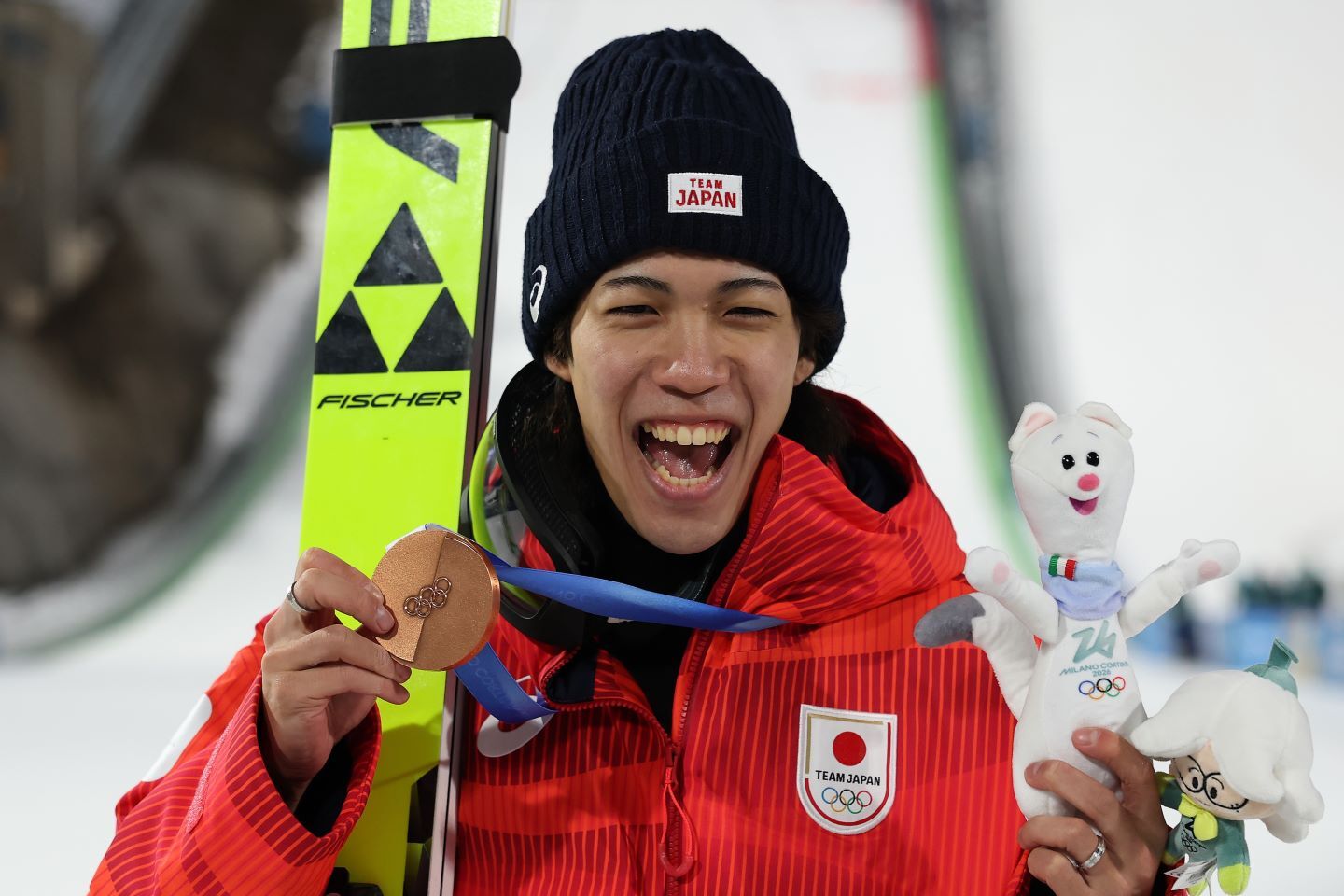 初五輪で銅メダルを獲得した二階堂蓮。(C)Getty Images