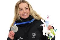 爽やかな笑顔が印象的なシノット。金メダルの村瀬を“日本語”で称えたシーンが印象的だった。(C)REUTERS/AFLO