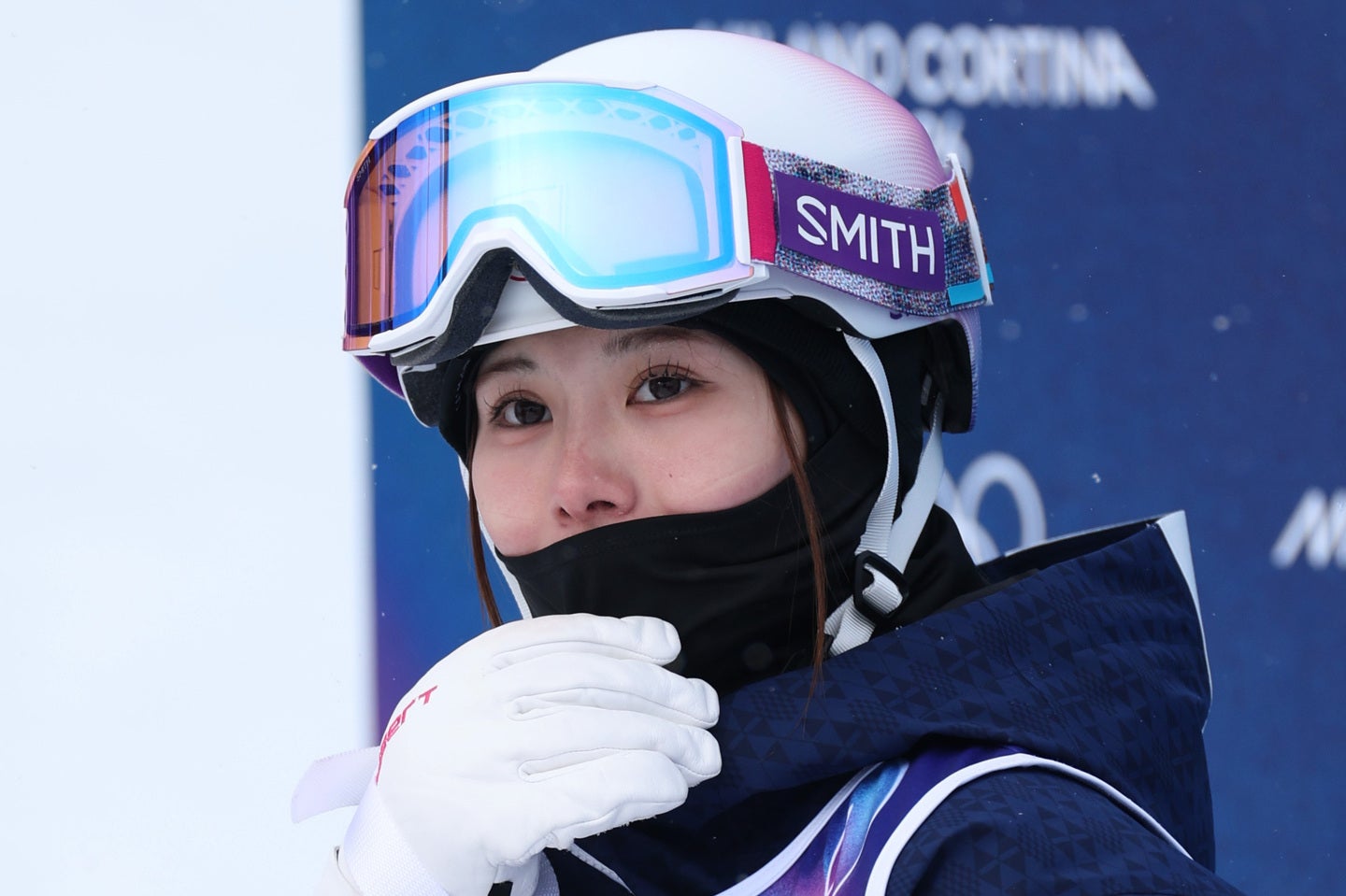 女子モーグルスキー日本代表の中尾春香。決勝進出を決めた。(C)Getty Images