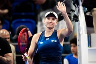 以前に比べて会見での言葉数が増え、笑顔もよく見せるようになったルバキナ。全豪からカタールOPの連続Ｖへと、順調に歩を進めている。(C)Getty Images