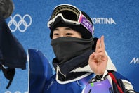 男子ハーフパイプ日本代表の戸塚。(C)Getty Images