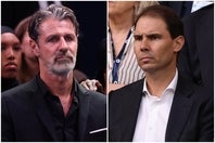 ジョコビッチよりシナーが上だとする名将ムラトグル（左）の見方に、不満を示していたナダル（右）。その理由を彼独特の表現で説明した。(C)Getty Images