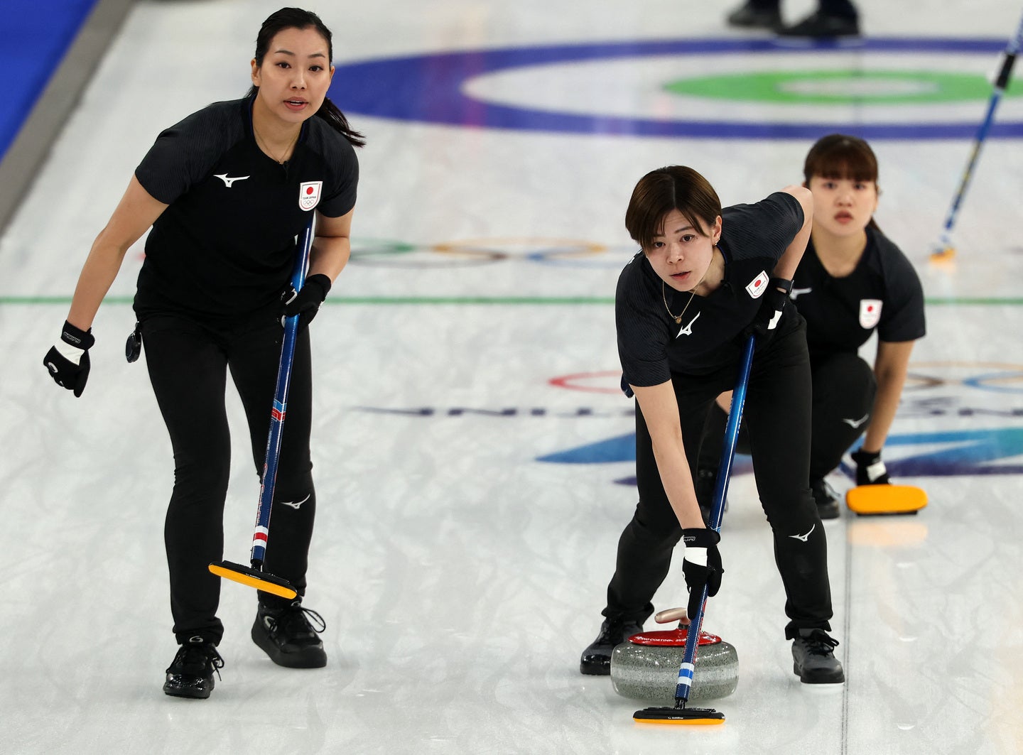 カーリング女子日本代表のフォルティウス。(C)REUTERS /AFLO