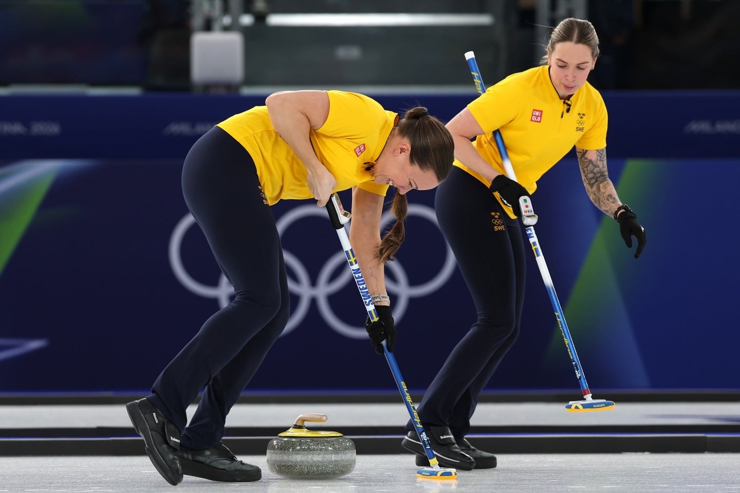 カーリング女子の日本代表は初戦で強豪スウェーデンに敗れた。(C) Getty Images