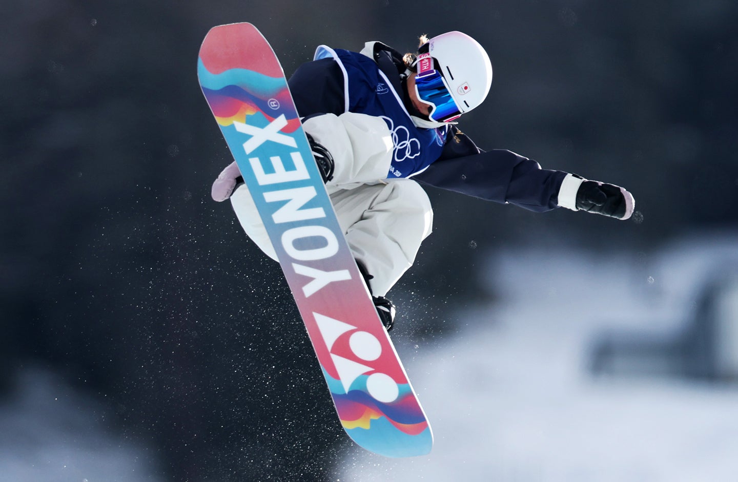 北京五輪銅メダルの冨田せなは決勝1本目「フロントサイド720」などを