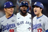 ゲレーロJr.がワールドシリーズでの山本、大谷との対戦を振り返った。(C) Getty Images