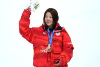 スノボ女子ハーフパイプで銅メダルに輝いた小野。日本にとって今大会10個目のメダル獲得となった。(C)Getty Images