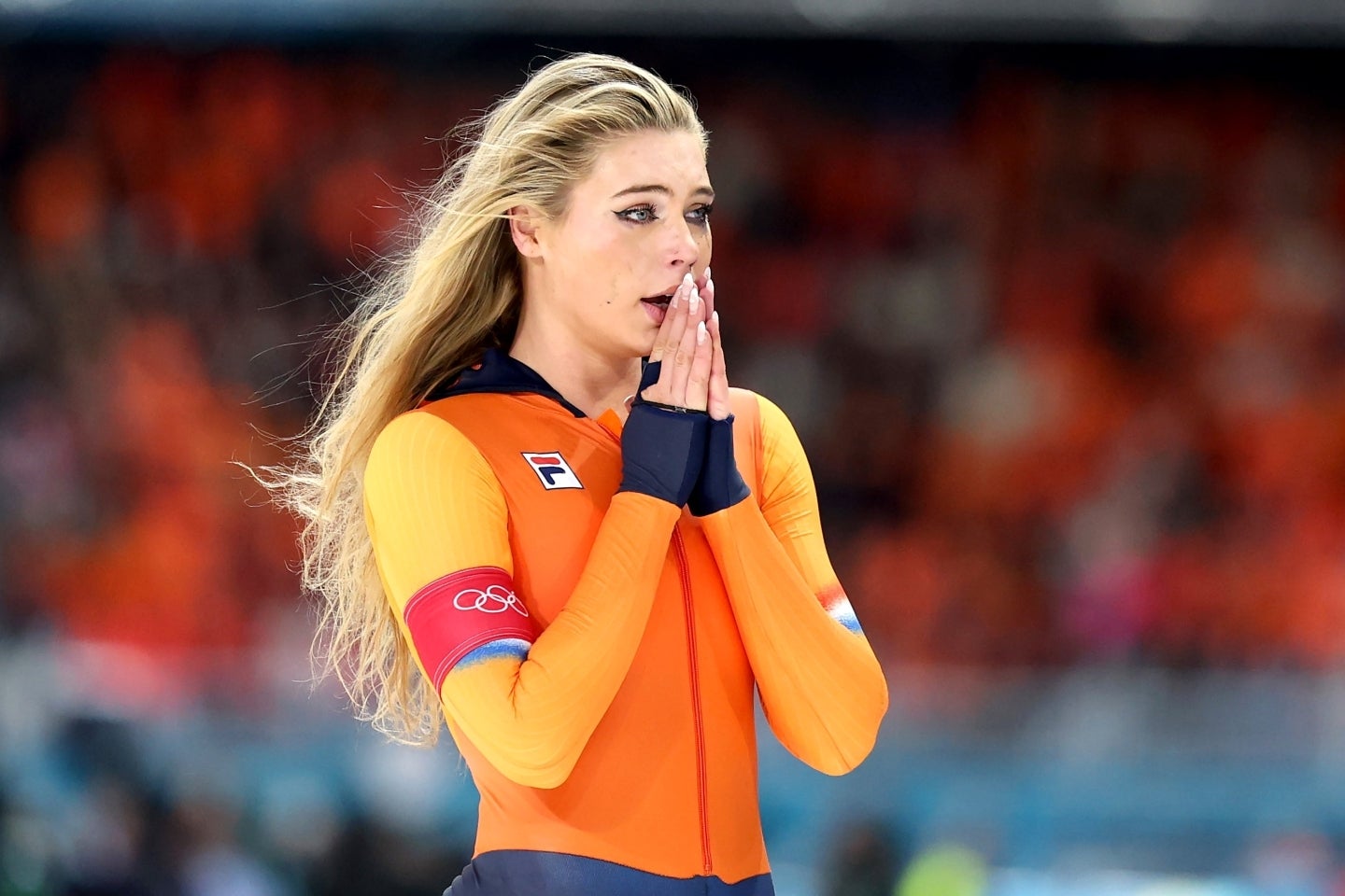 スピードスケート女子1000メートルで金メダルを獲得したユッタ・レールダム。(C)Getty Images