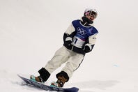 男子ハーフパイプ日本代表の戸塚。金メダルを獲得した。(C)Getty Images