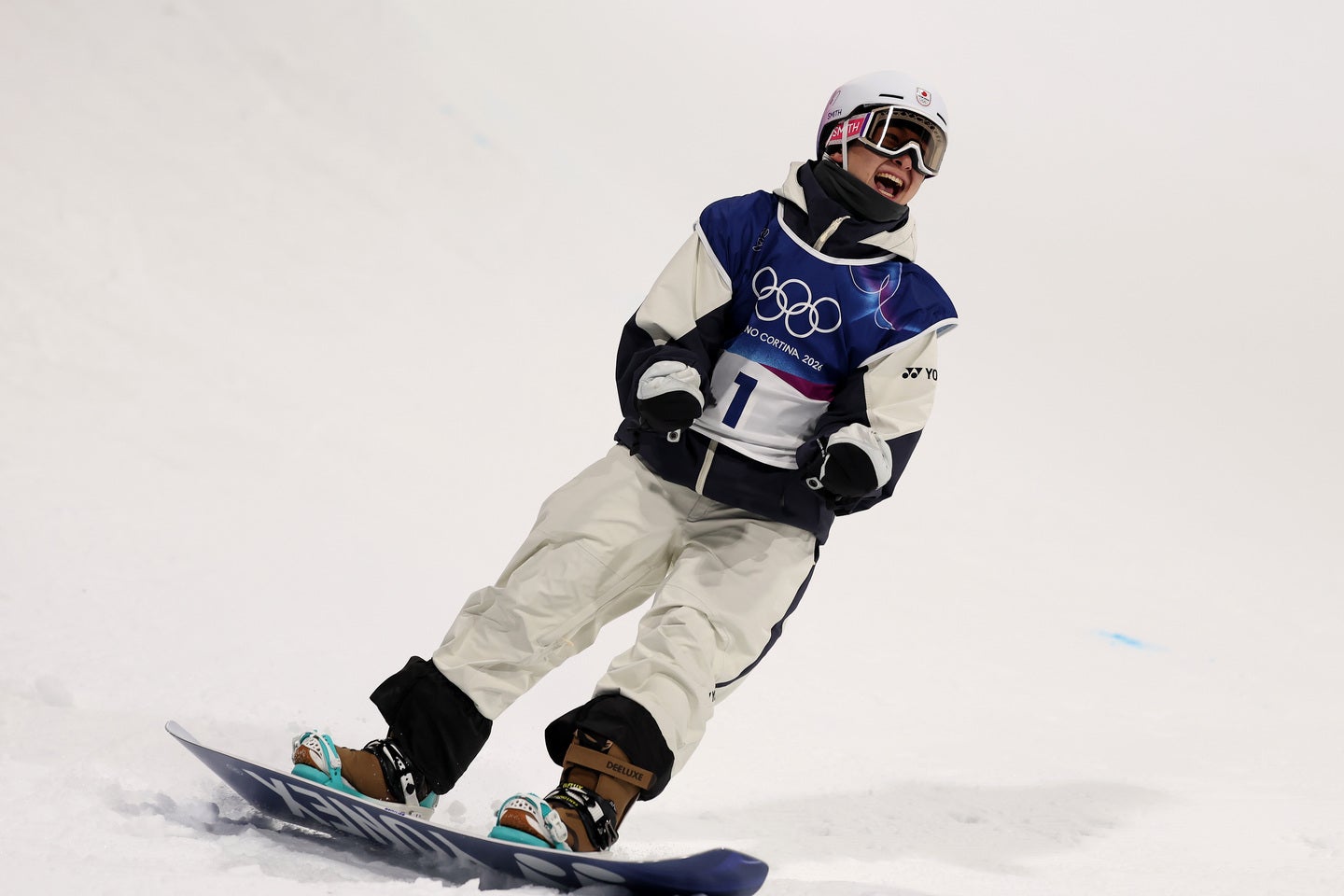 男子ハーフパイプ日本代表の戸塚。金メダルを獲得した。(C)Getty Images