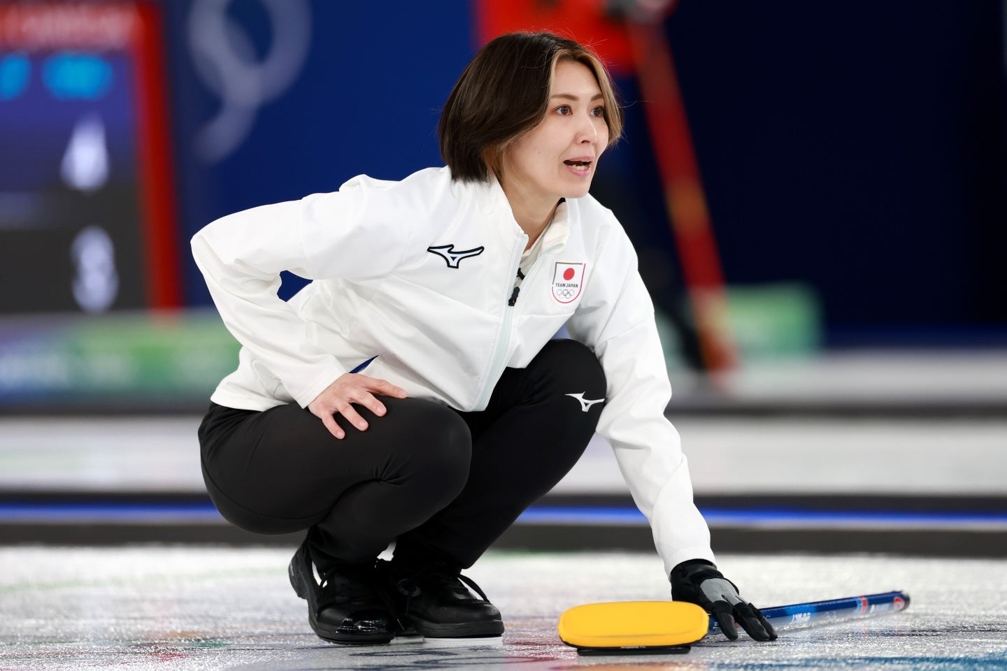 カーリング日本のスキップ吉村。(C)Getty Images