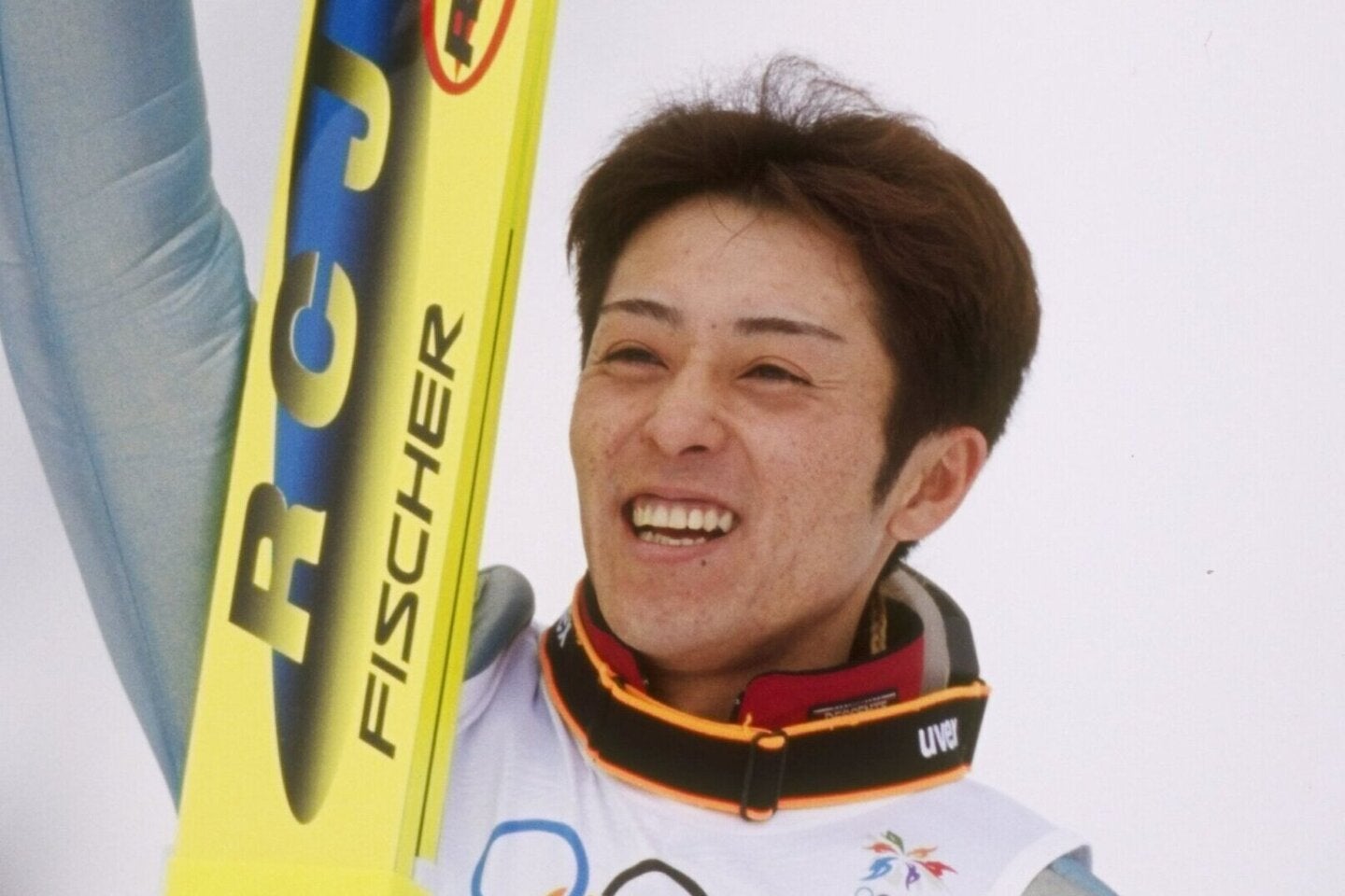 98年長野五輪金メダリストの船木。50歳を迎えた今でも現役スキージャンパー。(C)Getty Images