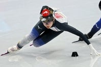 ショートトラック女子1000メートルで無念の予選敗退となった中島。(C)Getty Images