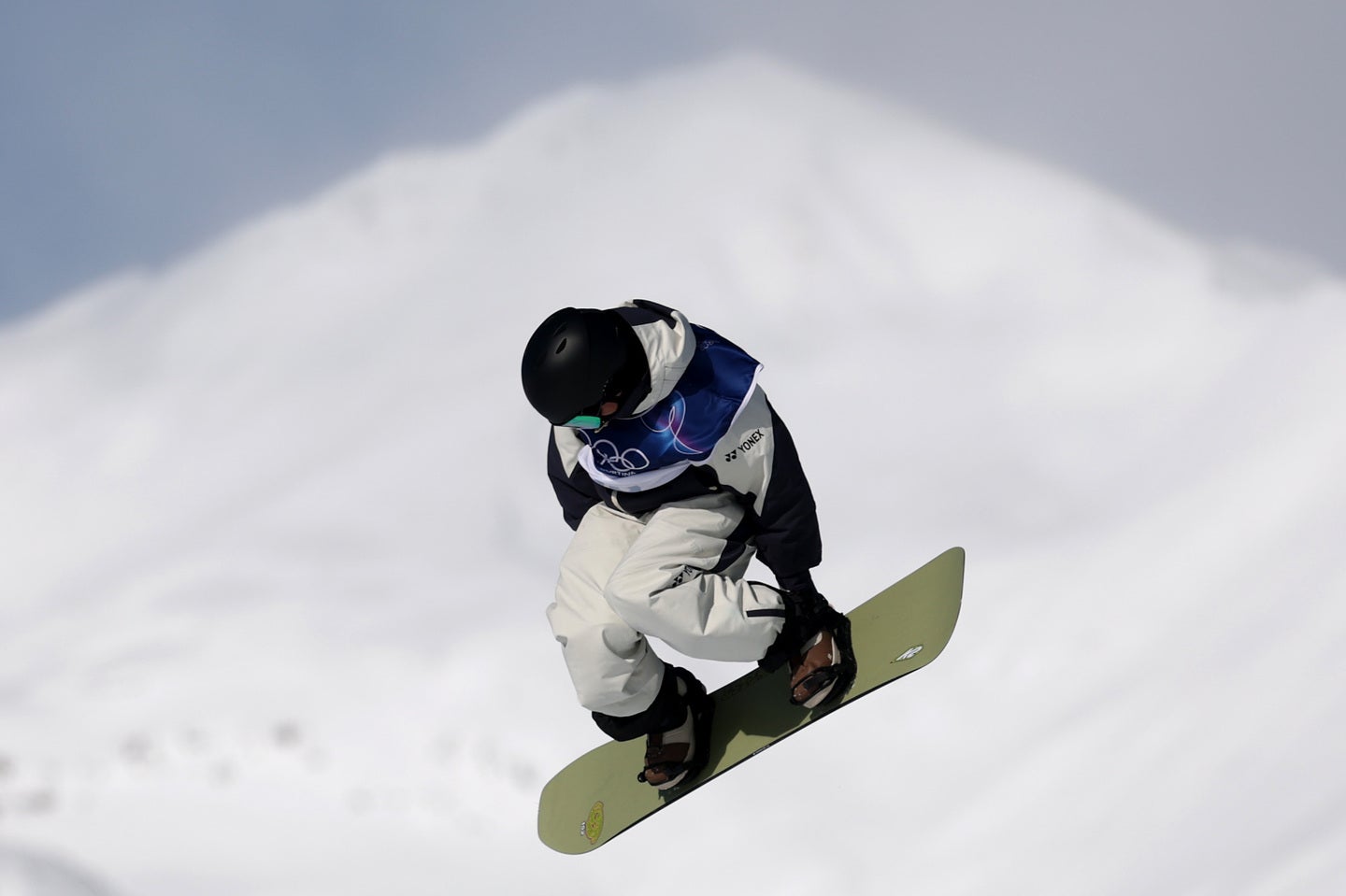 男子スロープスタイル予選を突破し、決勝進出を果たした木俣。(C)Getty Images