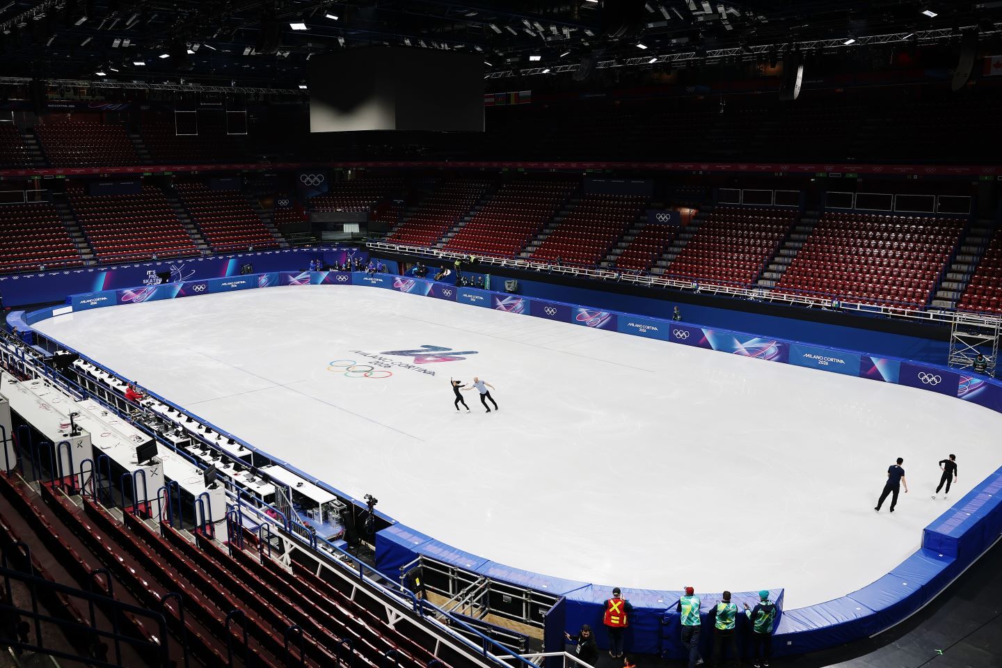 フィギュアスケート競技は「ミラノ・アイススケートアリーナ」で行なわれている。(C)Getty Images