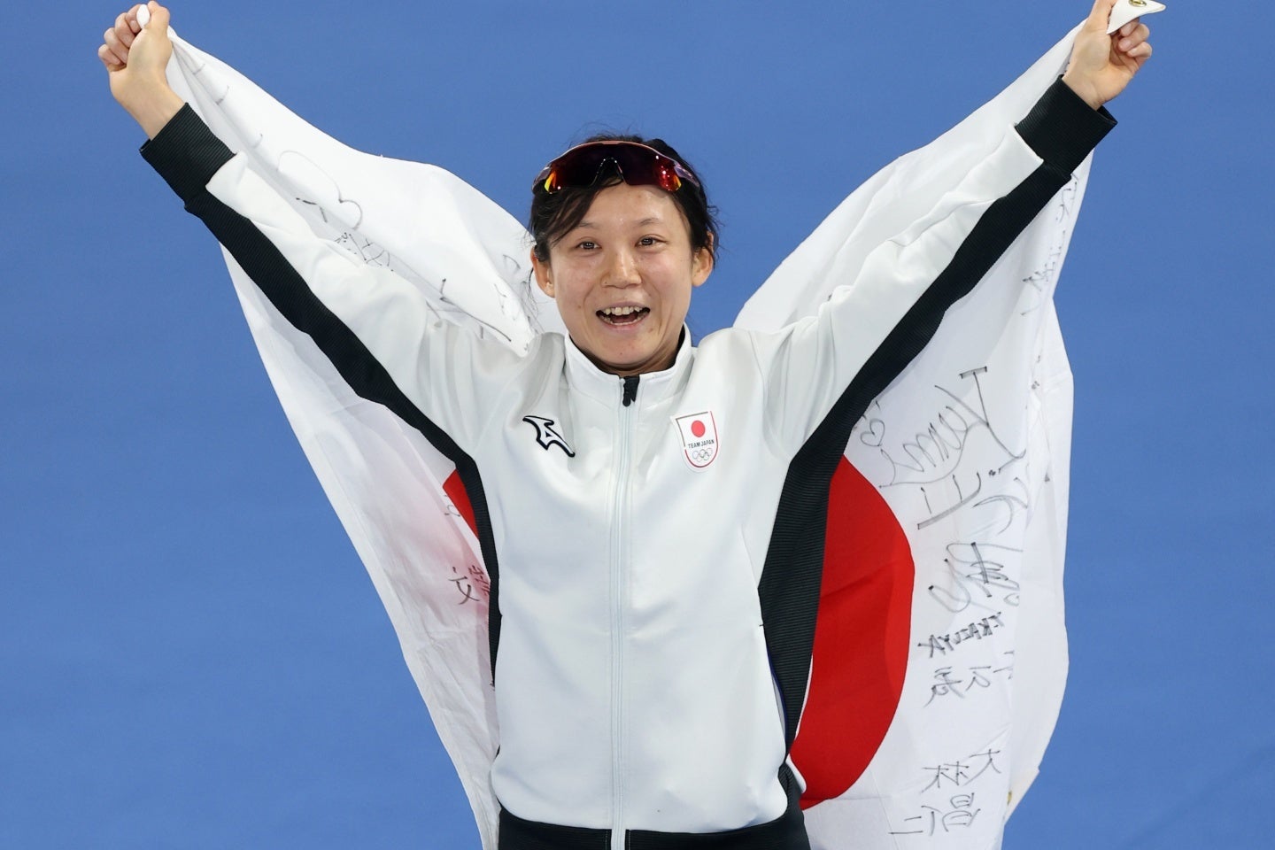 500mで銅メダルを獲得した高木美帆。(C)Getty Images