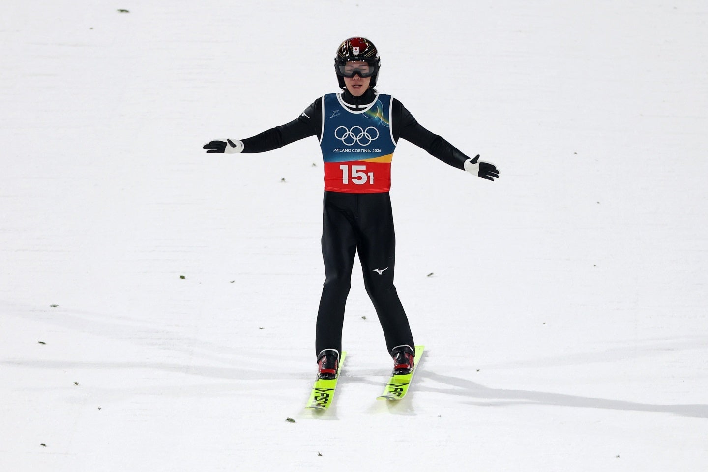 最終R１回目に臨んだ二階堂。(C)Getty Images