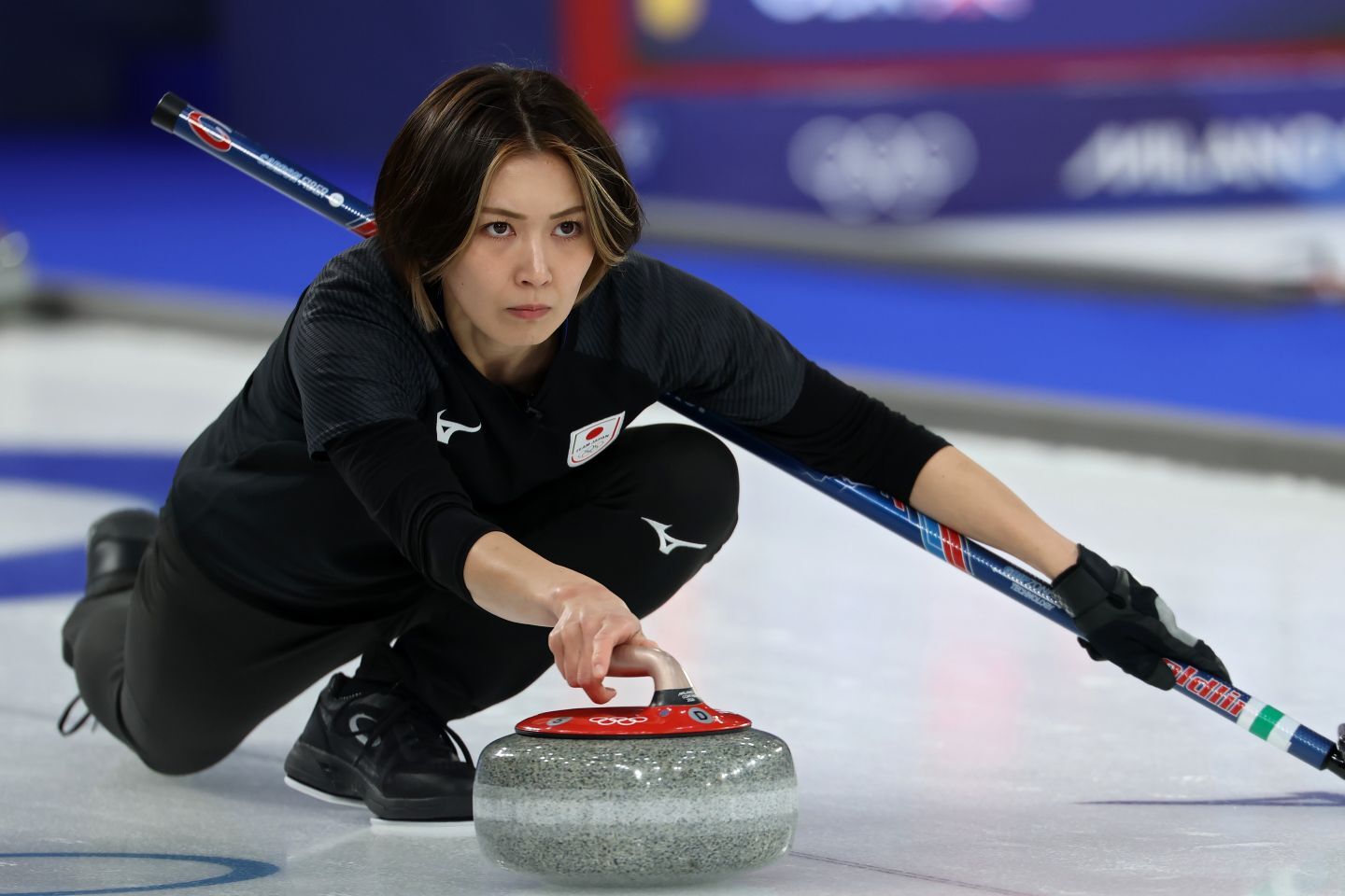 日本代表のスキップ吉村。(C) Getty Images