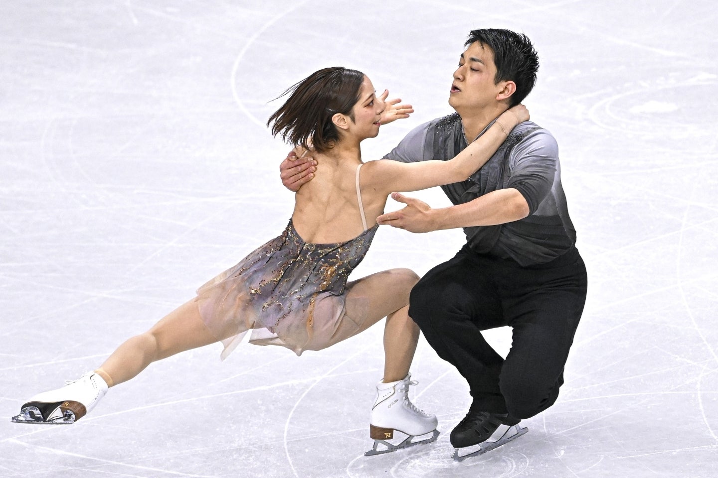 ミラノ・コルティナ五輪フィギュアスケートのペアで金メダルを獲得した“りくりゅう”ペア。(C)Getty Images