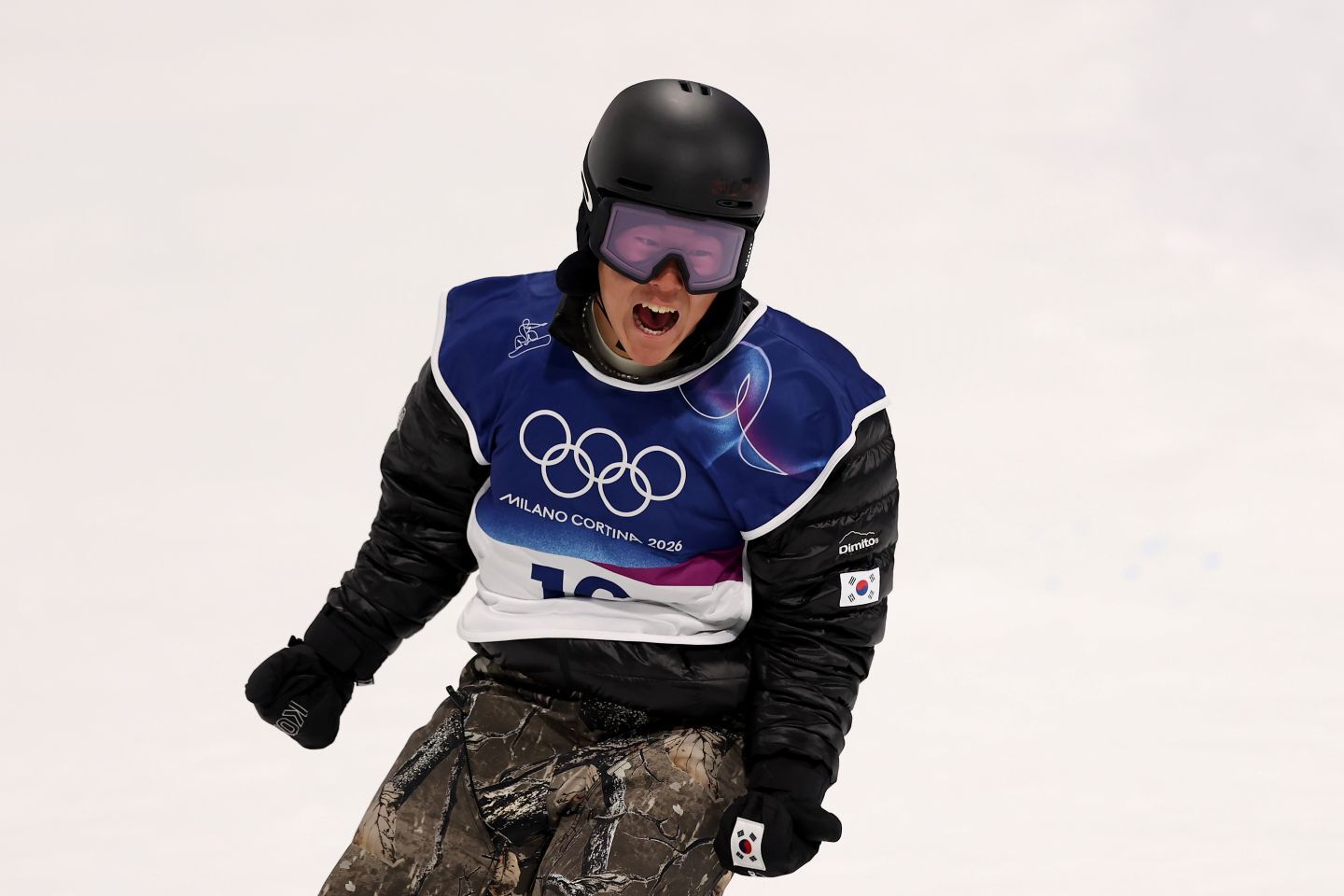 スノーボード男子ハーフパイプで６位に入賞したイ・チェウン。(C) Getty Images