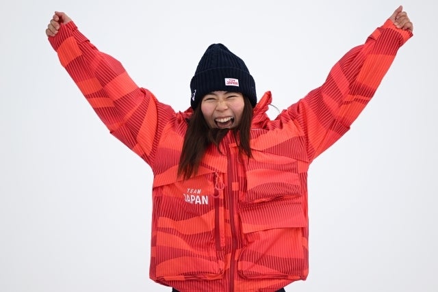 深田がスノボ女子スロープスタイルで日本勢初の頂点に立った。(C)Getty Images