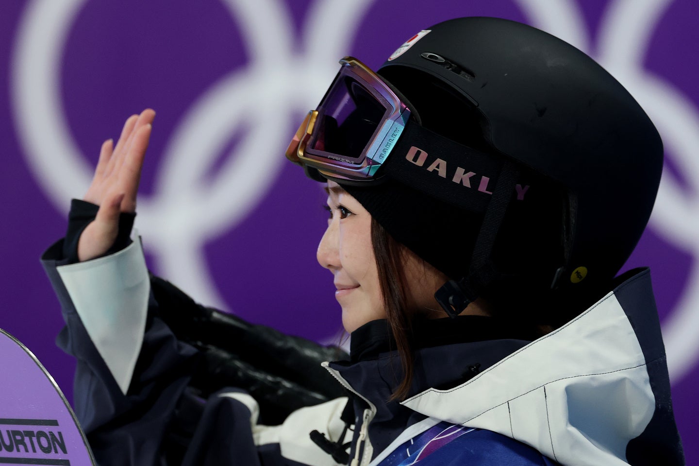 女子スロープスタイル８位の岩渕。(C)Getty Images