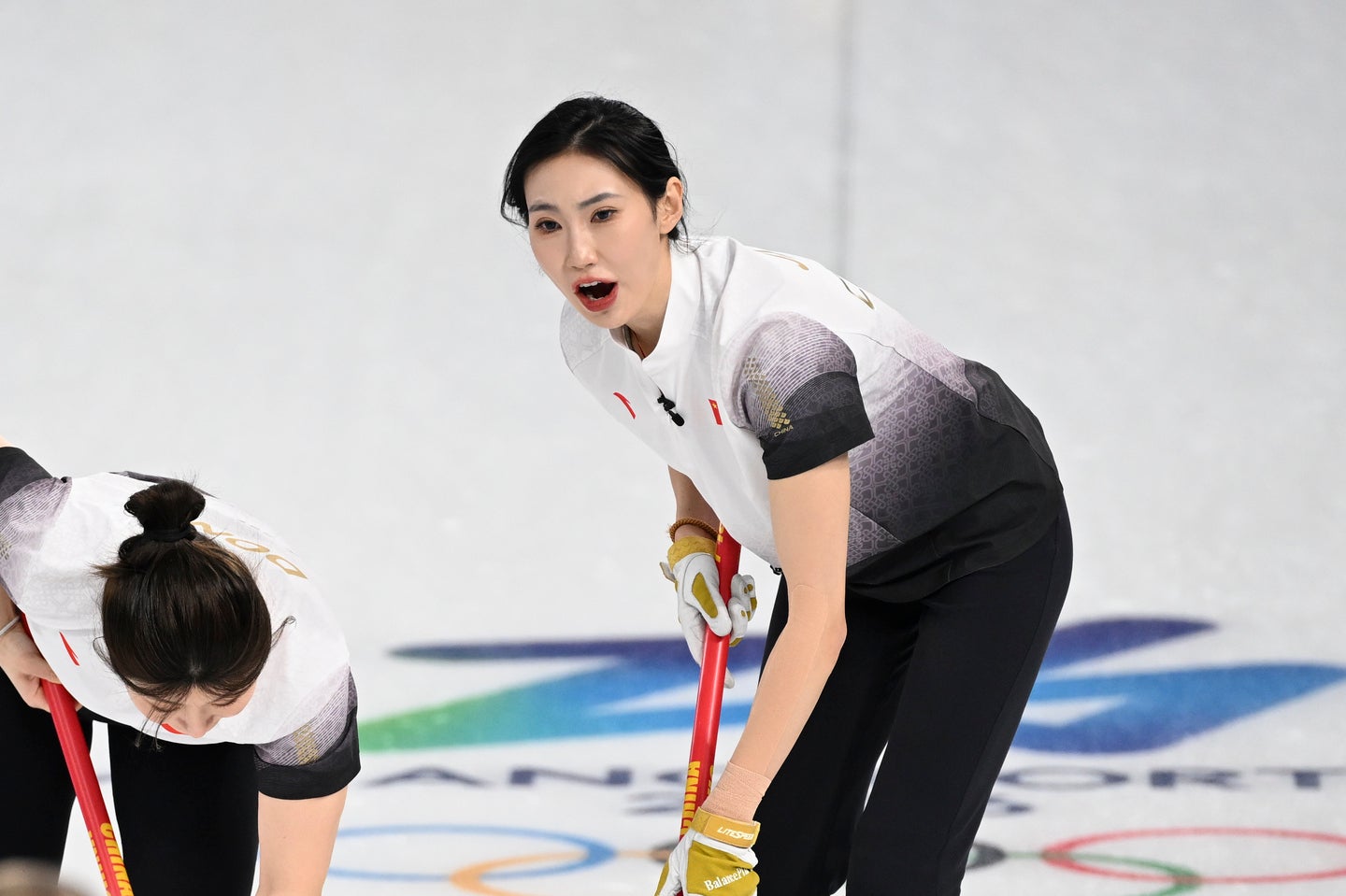 中国代表のキョウ・カイ（右）。(C)Getty Images