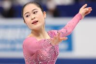 NHKの番組に出演した宮原さん。現在はスケート連盟の理事を務める。(C)Getty Images