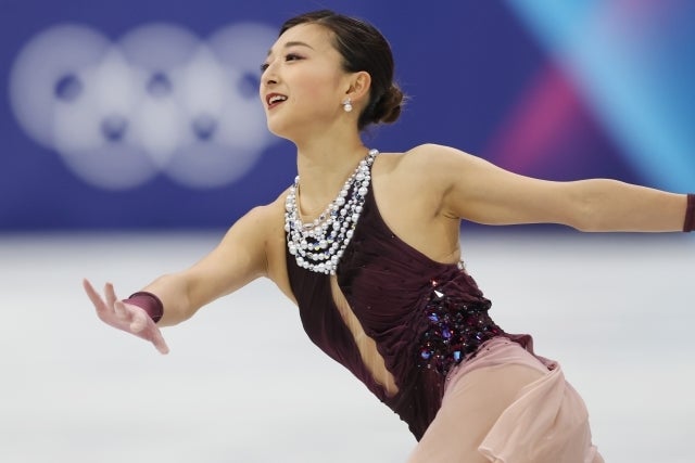 女子シングルで２大会連続メダルを獲得した坂本。(C)Getty Images