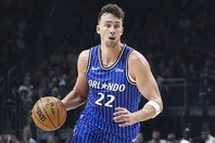 平均21.3点をマークするヴァグナーだが、足首のケガに悩まされ、今季は28試合の出場にとどまっている。(C)Getty Images