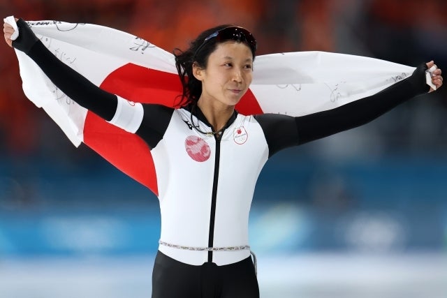髙木は４度目のオリンピックで、女子1000メートルを皮切りに３つの銅メダルを獲得した。(C)Getty Images