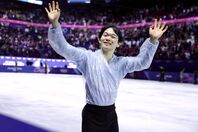 自身２度目の五輪で大いに存在感を示した鍵山。ふたつの銀メダルに輝いた。写真：スポーツ報知/アフロ