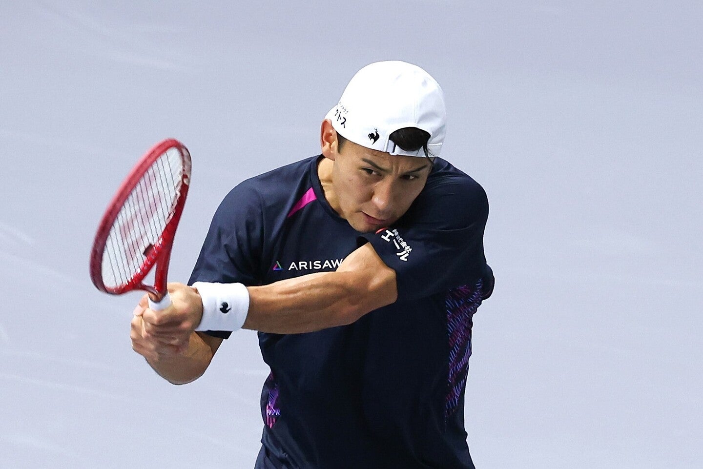 島袋がアカプルコ大会で難敵マナリノに挑む。（C）Getty Images