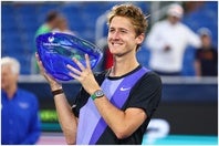 ケガからの復帰後は思うような結果が出なかったコルダだが、今大会では上位シードを次々と撃破。決勝ではポールを下し完全復活を印象づけた。（C）Getty Images