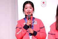 フィギュアスケート女子シングル銅メダリストの中井亜美。写真：福冨倖希